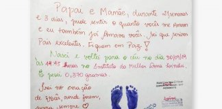 Enfermeiros escrevem carta para casal que perdeu bebê: “Sei que seriam pais excelentes”