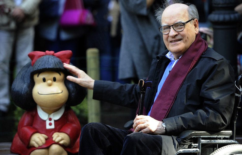 portalraizes.com - Morre Quino, cartunista criador da Mafalda, aos 88 anos